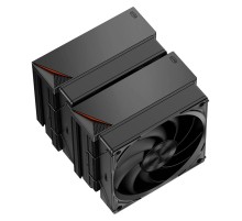 Кулер для процессора/ CPU Cooler PCCooler RZ620 BK (260W, 4-pin PWM, 157.5mm, Al/Cu, 6x6mm, 2x120mm, 86.73CFM, 32dBA, 2000RPM, S: 1851/1700/1200/115X, AM5/AM4, black)
