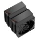 Кулер для процессора/ CPU Cooler PCCooler RZ620 BK (260W, 4-pin PWM, 157.5mm, Al/Cu, 6x6mm, 2x120mm, 86.73CFM, 32dBA, 2000RPM, S: 1851/1700/1200/115X, AM5/AM4, black)