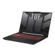 Ноутбук/ ASUS TUF A17 FA707NUR-HX013 17.3"(1920x1080 (матовый, 144Hz) IPS)/AMD Ryzen 7 7435HS(3.1Ghz)/16384Mb/512PCISSDGb/noDVD/Ext:nVidia GeForce RTX4050(6144Mb)/Cam/BT/WiFi/90WHr/war 1y/2.6kg/Mecha Gray/DOS