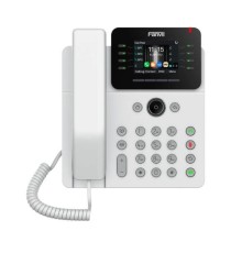 SIP-Телефон Fanvil V62G, 12 SIP-акк., 2,8", 320x240 Цвет. экран, POE, БП в комп., 2x1 Gbps, Белый