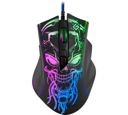 Defender Проводная игровая мышь Bulletstorm GM-928 7кнопок,7200dpi