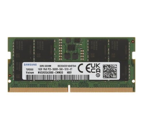 Память оперативная/ Samsung DDR5 32GB SODIMM 5600MHz 2Rx8, 1.1V Память оперативная/ Samsung DDR5 32GB SODIMM 5600MHz 2Rx8, 1.1V