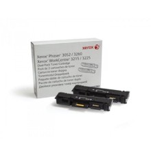  Тонер-картридж Xerox Phaser 3052/3260 WC 3215/3225 (2*3K стр.), черный