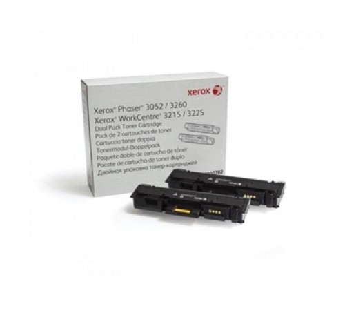 Тонер-картридж Xerox Phaser 3052/3260 WC 3215/3225 (2*3K стр.), черный Тонер-картридж Xerox Phaser 3052/3260 WC 3215/3225 (2*3K стр.), черный