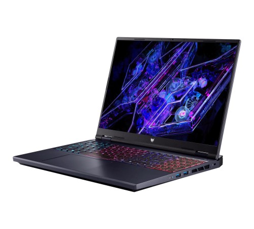 Ноутбук/ ACER Predator Helios Neo 16 PHN16-72-713V 16"(2560x1600 (матовый) IPS)/Intel Core i7 14700HX(2.1Ghz)/16384Mb/1024PCISSDGb/noDVD/Ext:nVidia GeForce RTX4050(6144Mb)/Cam/BT/WiFi/65WHr/war 1y/2.4kg/Black/Win11Home Ноутбук/ ACER Predator Helios Neo 16 PHN16-72-713V 16"(2560x1600 (матовый) IPS)/Intel Core i7 14700HX(2.1Ghz)/16384Mb/1024PCISSDGb/noDVD/Ext:nVidia GeForce RTX4050(6144Mb)/Cam/BT/WiFi/65WHr/war 1y/2.4kg/Black/Win11Home