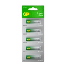 Батарейка Алкалиновые батарейки GP Super Alkaline G-Tech 15А АA - 1 шт. на отрывных блистерах