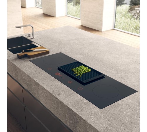 Варочная панель ASKO/ Арт. 737836 ; Встраиваемая варочная панель, дизайн PREMIUM, индукция, 6 зон для приготовления, Bridge, WI-FI, 47х111х41 см, черный матовый