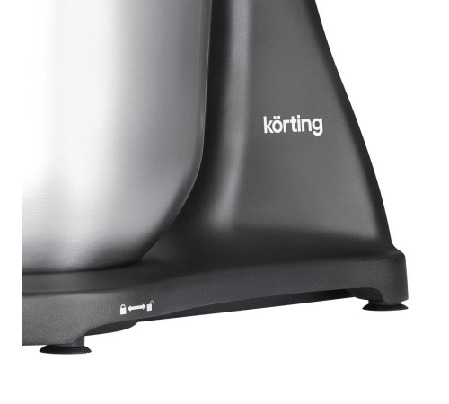 Кухонная машина KORTING/ Кухонная машина KORTING, мощность 1500 Вт, 5 насадок, объем чаши 6.5 л, сенсорный дисплей/механическое управление, планетарное вращение, 11 скоростей, турборежим, импульсный режим, таймер, насадка для смешивания/крюк для теста/вен