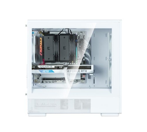 корпус ZALMAN P10 NAMU, MATX, WHITE, WINDOW, FRONT COVER WALNUT, 2x3.5", 3x2.5", 1xUSB TYPE-C, 1xUSB3.0, FRONT 2x120mm, REAR 1x120mm ARGB