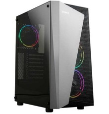 Корпус ZALMAN S4 Plus, ATX, BLACK, WINDOW, 2x3.5", 1x2.5", 2xUSB2.0, 1xUSB3.0, FRONT 2x120mm RGB, REAR 1x120mm RGB