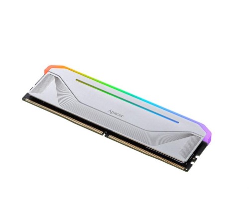 Оперативная память Apacer  DDR5  32GB  6000MHz DIMM NOX RGB White Gaming Memory CL38 1.35V (Retail) 2048*8  Heat Sink (Retail) 3 years (AH5U32G60C622NWAA-1)