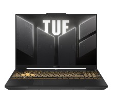 Ноутбук/ ASUS TUF F16 FX607VJ-RL013 16"(1920x1200 (матовый, 144Hz) IPS)/Intel Core 5 210H(2.2Ghz)/16384Mb/512PCISSDGb/noDVD/Ext:nVidia GeForce RTX3050(6144Mb)/Cam/BT/WiFi/56WHr/war 1y/2.2kg/Mecha Gray/DOS