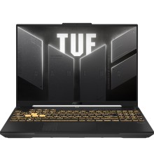 Ноутбук/ ASUS TUF F16 FX607VJ-RL013 16"(1920x1200 (матовый, 144Hz) IPS)/Intel Core 5 210H(2.2Ghz)/16384Mb/512PCISSDGb/noDVD/Ext:nVidia GeForce RTX3050(6144Mb)/Cam/BT/WiFi/56WHr/war 1y/2.2kg/Mecha Gray/DOS