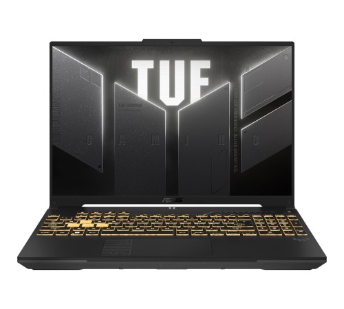 Ноутбук/ ASUS TUF F16 FX607VJ-RL013 16"(1920x1200 (матовый, 144Hz) IPS)/Intel Core 5 210H(2.2Ghz)/16384Mb/512PCISSDGb/noDVD/Ext:nVidia GeForce RTX3050(6144Mb)/Cam/BT/WiFi/56WHr/war 1y/2.2kg/Mecha Gray/DOS