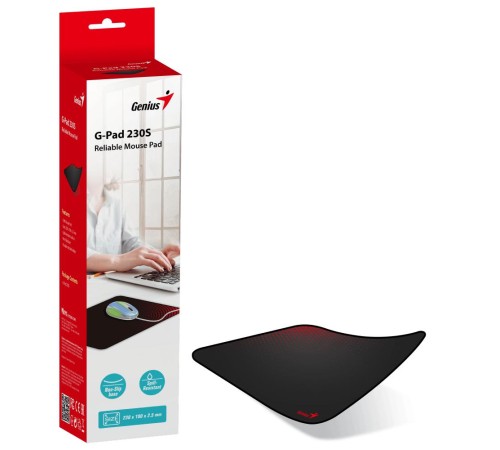 Коврик для мышки Genius G-Pad 230S черный Коврик для мышки Genius G-Pad 230S черный
