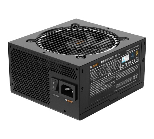Блоки питания/ Power Supply be quiet! PURE POWER 11 FM 1000W, 1000W 80+ Gold (ATX, 2.52, Full-modular, 1x24(20+4)pin 540mm, 1xCPU(4+4)pin 590mm, 6xPCIe(6+2)pin 490mm, 10xSATA3 490mm, 2xMOLEX4pin 500mm, Active, 120x120mm, 160x150x86mm, APFC, OVP, UVP, SCP, Блоки питания/ Power Supply be quiet! PURE POWER 11 FM 1000W, 1000W 80+ Gold (ATX, 2.52, Full-modular, 1x24(20+4)pin 540mm, 1xCPU(4+4)pin 590mm, 6xPCIe(6+2)pin 490mm, 10xSATA3 490mm, 2xMOLEX4pin 500mm, Active, 120x120mm, 160x150x86mm, APFC, OVP, UVP, SCP,