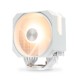Кулер для процессора/ CPU Cooler HSPD A116 WHITE ARGB (250W, 4-pin PWM, 155mm, Al/Cu, 6x6mm, ARGB, 1x120mm, 68CFM, 25dBA, 1650RPM, S: 1851/1700/1200/20XX/115X/13XX, AM5/AM4/AM3/AM2/AM3+/AM2+/FM2/FM1, white)
