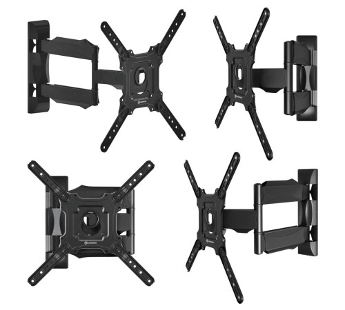 ONKRON кронштейн для телевизора 32"-65" наклонно-поворотный, чёрный NP40 ONKRON кронштейн для телевизора 32"-65" наклонно-поворотный, чёрный NP40