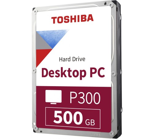 Жесткий диск/ HDD Toshiba SATA3 500Gb 7200 64Mb (P300) 1 year warranty