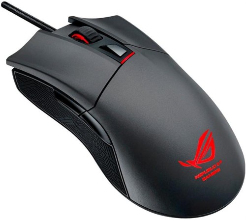 Мышь ASUS ROG GLADIUS II CORE, 92,5g, Wired, 6,2K DPI Sensor, 6 Programmable Buttons, Black
