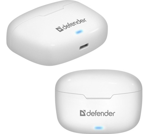 Defender Беспроводная гарнитура Twins 903 белый,TWS, Bluetooth