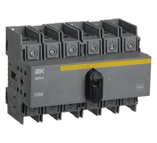 Выключатель-разъединитель модульный ВРМ-3 3P 125А IEK
