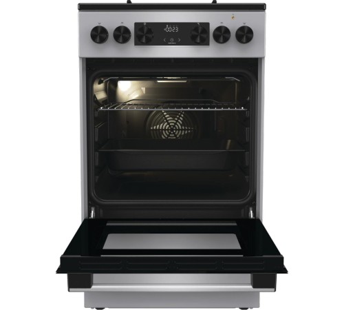 Плита GORENJE/ Тип плиты: комбинированная, Тип варочной поверхности: газовая, Цвет: серый, Гриль: Есть, Ширина, см: 50