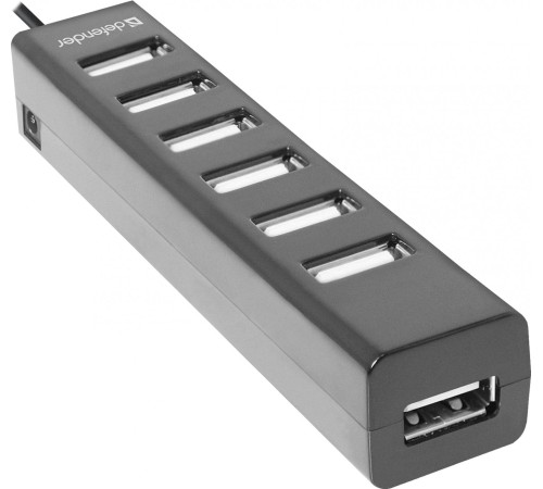 Defender Универсальный USB разветвитель Quadro Swift USB2.0, 7 портов