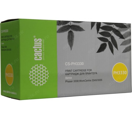 -/ Картридж лазерный Cactus CS-PH3330 106R03621 черный (8500стр.) для Xerox Phaser 3330/WC3335