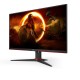 Монитор игровой 23.8'' 16:9 1920х1080(FHD) IPS, 165 Hz, 300 cd/m2, 1000:1, 80M:1, 1ms, VGA, 2xHDMI, DP, Tilt, Speakers, Black+Cherry (Вскрытая упаковка)