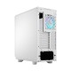 Корпус ПК без блока питания/ Case Fractal Design Meshify 2 Compact RGB TG Light Tint, Midi-Tower, 4x120mm RGB, 2xUSB-A 3.2 + 1xUSB 3.2 Type-C ATX, mATX, mITX White