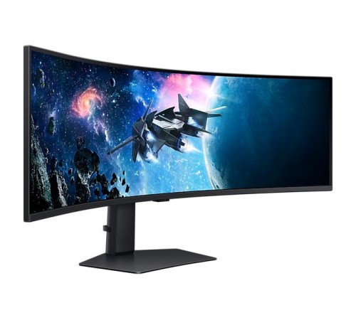 Монитор Samsung 49" Odyssey G9 G95C S49CG954EI Curved (VA 32:9 5120x1440x240Hz 1ms 450cd 2500:1 178/178 1,07B DP; HDMIx2 USB3.0x2 HAS Tilt Swiv VESA Black (существенное повреждение коробки)