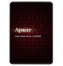 Твердотельный накопитель Apacer SSD PANTHER AS350X 256Gb SATA 2.5" 7mm, R560/W540 Mb/s, 3D NAND, IOPS 81K/74K, MTBF 1,5M, 180TBW, Retail, 3 years (AP256GAS350XR-1)