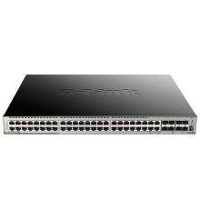 Коммутатор D-Link DGS-3630-52PC/A2ASI, PROJ L3 Managed Switch with 44 10/100/1000Base-T ports and 4 100/1000Base-T/SFP combo-ports and 4 10GBase-X SFP+ ports (48 PoE ports 802.3af/802.3at (30 W), PoE Budget 370W