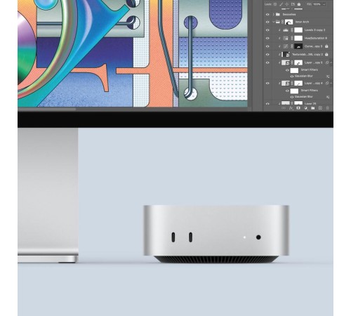 Компьютер Apple/ Mac mini: Apple M4 Pro 12-core CPU, 16-core GPU/24GB/512GB SSD