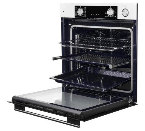 Электрический духовой шкаф Kuppersberg/ 60 см, 80 л, High-Tech, 10 режимов, ПАР, Soft Close, телескопические направляющие, белый цвет Электрический духовой шкаф Kuppersberg/ 60 см, 80 л, High-Tech, 10 режимов, ПАР, Soft Close, телескопические направляющие, белый цвет