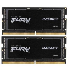 Память оперативная/ Kingston 64GB 4800MT/s DDR5 CL38 SODIMM (Kit of 2) FURY Impact PnP