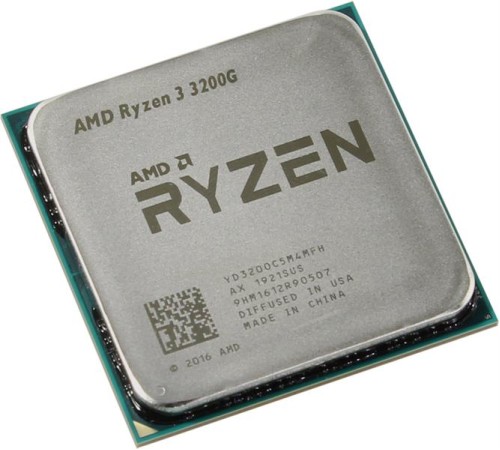 Процессор CPU AMD Ryzen 3 3200G, 4/4, 3.6-4.0GHz, 384KB/2MB/4MB, AM4, 65W, Radeon Vega 8, OEM, 1 year (скол на текстолите) Процессор CPU AMD Ryzen 3 3200G, 4/4, 3.6-4.0GHz, 384KB/2MB/4MB, AM4, 65W, Radeon Vega 8, OEM, 1 year (скол на текстолите)