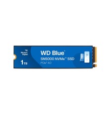 Твердотельные накопители/ WD SSD Blue SN5000, 1000GB, M.2(22x80mm), NVMe, PCIe 4.0 x4, TLC, R/W 5150/4900MB/s, TBW 600, DWPD 0.3 (12 мес.)