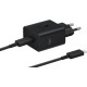 Зарядное устройство/ Сетевое зарядное устройство Samsung 45W (USB Type-C порт, кабель USB Type-C в комплекте), чёрное