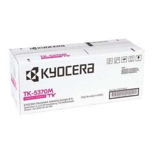 Тонер Kyocera Тонер-картридж TK-5370M для ECOSYS MA3500cifx/MA3500cix/PA3500cx пурпурный (5000 стр.)