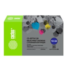-/ Картридж струйный Cactus CS-EPT6128 T6128 черный матовый (220мл) для Epson Stylus PRO 7880/9880