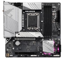 Материнская плата/ MB GIGABYTE INTEL B760 s1700, 4xDDR5(192GB), HDMI 2.0/DP, 2xPCIe 4.0x16, 1xLAN (2.5GbE), Wi-Fi, BT, 4xSATA 6Gb/s, 2xM.2, 1xUSB-C, 4xUSB 3.2, 4xUSB 2.0, mATX