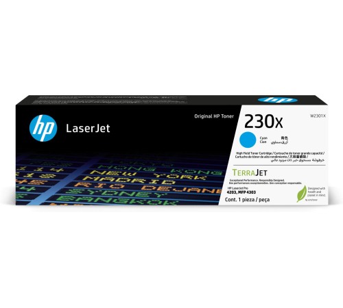 Тонер-картридж/ HP 230X Cyan Original LaserJet Toner Cartridge