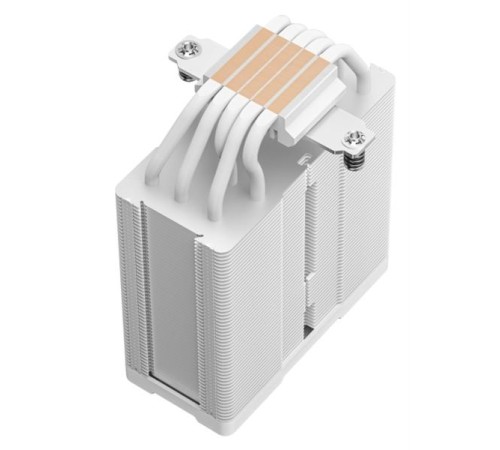 Кулер для процессора DEEPCOOL AG500 DIGITAL WH ARGB LGA1700/1200/115X/AM5/AM4 (9шт/кор, TDP 240W, PWM, ARGB Fan 120mm, 5 тепл. трубок, белый) RET