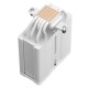 Кулер для процессора DEEPCOOL AG500 DIGITAL WH ARGB LGA1700/1200/115X/AM5/AM4 (9шт/кор, TDP 240W, PWM, ARGB Fan 120mm, 5 тепл. трубок, белый) RET