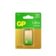 Батарейка Алкалиновая батарейка GP Ultra Alkaline G-Tech 9V Крона - 1 шт. на блистере