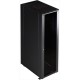 Шкаф Шкаф 19" Business, 27U 600x1000, черный, передняя дв. перфорир., задняя дв. распашная перфорир.