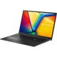 Ноутбук/ ASUS K3704VA-AU102 17.3"(1920x1080 (матовый) IPS)/Intel Core i9 13900H(2.6Ghz)/16384Mb/1024PCISSDGb/noDVD/Int:Intel Iris Xe Graphics/Cam/BT/WiFi/50WHr/war 1y/2.1kg/Indie Black/noOS