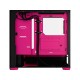 Корпус ПК без блока питания/ Case Fractal Design Pop Air RGB Magenta Core TG Clear Tint, Midi-Tower, 3x120mm RGB, 2xUSB-A 3.2 ATX, mATX, mITX Black/Magenta